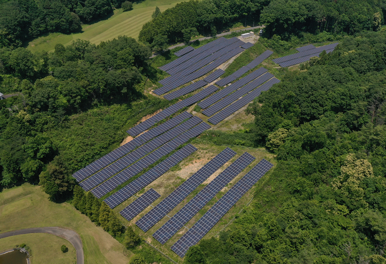 当社施工：太陽光２ＭＷ発電所