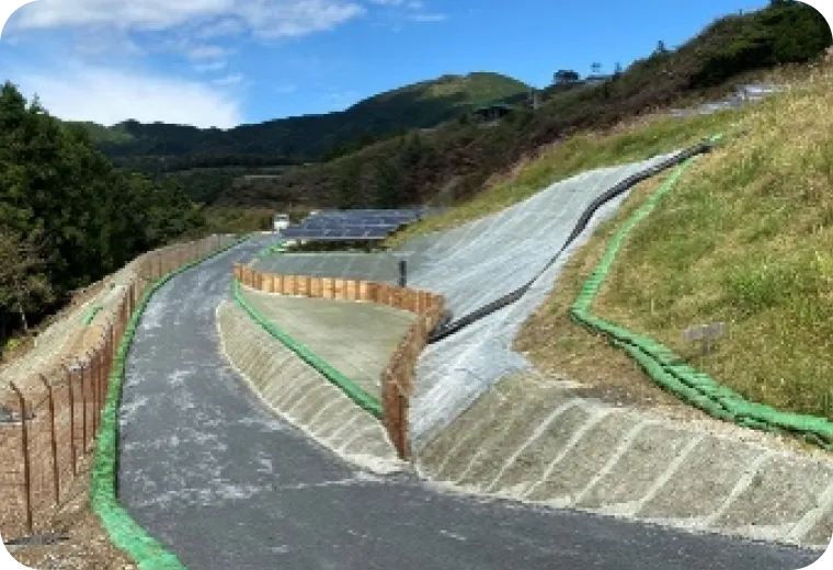 法面崩壊・管理道路復旧