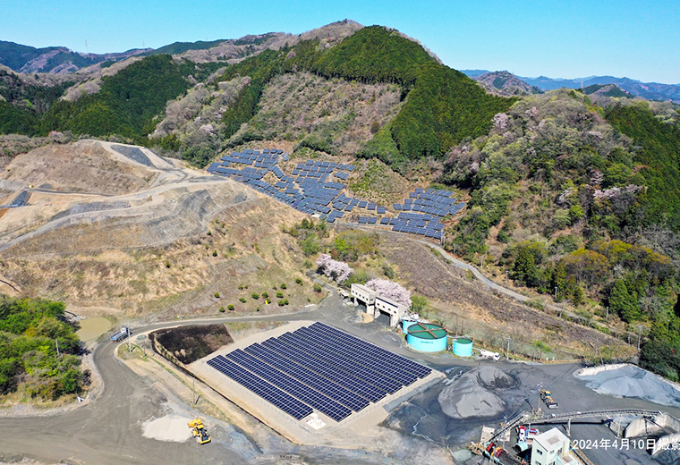 当社施工：太陽光1.4ＭＷ発電所